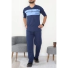 Süprem Erkek Pijama Takımı İndigo - 20833.1838.