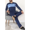 Süprem Erkek Pijama Takımı İndigo - 20833.1838.