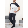 Süprem Erkek Pijama Takımı Lacivert - 42791.1838.