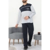 Süprem Erkek Pijama Takımı Lacivertgri - 42004.1838.