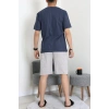 Süprem Erkek Şortlu Pijama Takımı Koyuindigo - 70945.1961.