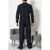 Süprem Jakarlı Erkek Pijama Takımı Lacigri - 70888.1838.