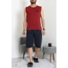 Süprem Nakışlı Erkek Pijama Takımı Bordosiyah - 41983.1048.