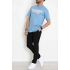 Süprem Ön Arka Baskılı Erkek Tişört Bebemavi - 71143.1872.