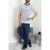 Süprem Patlı Kısa Kollu Erkek Pijama Takımı Gri - 71487.1838.