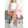 Süprem Pijama Altı Vizonkırmızı - 52255.1929.