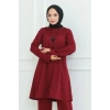 takım elbise bordo 107