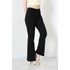 Taşlı İspanyol Paça Kot Pantolon Siyah - 32763.2088.