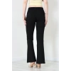 Taşlı İspanyol Paça Kot Pantolon Siyah - 32763.2088.