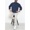 Tek Cepli Düğmeli Erkek Ceket Lacivert - 36570.2137.