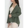 Terikoton Oversize Gömlek Açıkhaki - 30840.1949.
