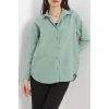 Terikoton Oversize Gömlek Çağla - 30829.1949.