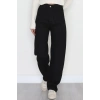 Tokalı Baggy Kot Pantolon Siyah - 31558.2088.