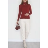 Viskon Elit Boğazlı Triko  Bordo - 31057.1766.