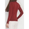 Viskon Elit Boğazlı Triko  Bordo - 31057.1766.