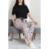 Viskon Pijama Altı Gri - 52284.2145.