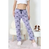 Viskon Pijama Altı Lila - 52284.2145.