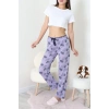 Viskon Pijama Altı Lila - 52284.2145.