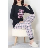 Viskon Pijama Takımı Pembe - 52185.2123.