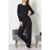 Viskon Pijama Takımı Siyah - 52185.2123.