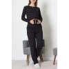 Viskon Pijama Takımı Siyah - 52185.2123.