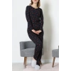 Viskon Pijama Takımı Siyah - 52185.2123.