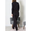 Viskon Pijama Takımı Siyah - 52185.2123.
