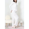 Viskon Ribana Baharlık Fiyonklu Pijama Takımı Çiçek - 785.1287.