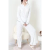 Viskon Ribana Baharlık Pijama Takımı Beyazyıldız - 791.1287.