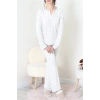 Viskon Ribana Baharlık Pijama Takımı Beyazyıldız - 791.1287.