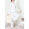 Viskon Ribana Baharlık Pijama Takımı Beyazyıldız - 791.1287.