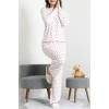 Viskon Ribana Baharlık Pijama Takımı Kırmızıkalp - 791.1287.