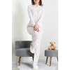 Viskon Ribana Baharlık Pijama Takımı Pembeçiçek - 791.1287.