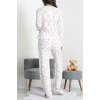 Viskon Ribana Baharlık Pijama Takımı Pembeçiçek - 791.1287.