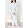 Viskon Ribana Baharlık Pijama Takımı Siyahkalp - 791.1287.