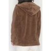 Welsoft Kumaş Kapşonlu Ceket Kahve - 51608.107.