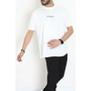 Wortex Oversize Erkek Tişört Beyaz - 31688.1878.