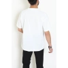 Wortex Oversize Erkek Tişört Beyaz - 31693.1878.