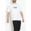 Wortex Oversize Erkek Tişört Beyaz - 31700.1878.