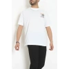 Wortex Oversize Erkek Tişört Beyaz - 31705.1878.