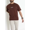 Wortex Oversize Erkek Tişört Kahve - 31688.1878.