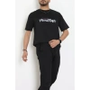 Wortex Oversize Erkek Tişört Siyah - 31694.1878.