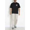 Wortex Oversize Erkek Tişört Siyah - 31705.1878.