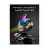 Y21 Rgb Işık Efektli Intercom Bluetooth Motosiklet Kask Kulaklığı Intercom Kulaklık