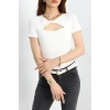 Yaka Pencereli Body Ekru - 70615.1019.