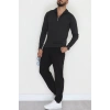 Yakası Fermuarlı Erkek Triko Antrasit - 2540.2052.
