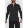 Yakası Fermuarlı Erkek Triko Antrasit - 2540.2052.