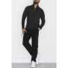 Yakası Fermuarlı Erkek Triko Antrasit - 2550.2052.