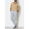 Yakası Fermuarlı Polar Erkek Sweat Bej - 51269.1937.