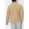 Yakası Fermuarlı Polar Erkek Sweat Bej - 51269.1937.